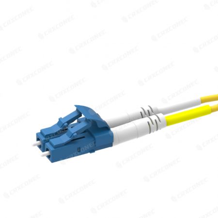 Fiber Patch Cord Single Mode LC to LC UPC Short Boot Zipcord - Fiber Patch Cord Single Mode LC to LC UPC Short Boot Zipcord